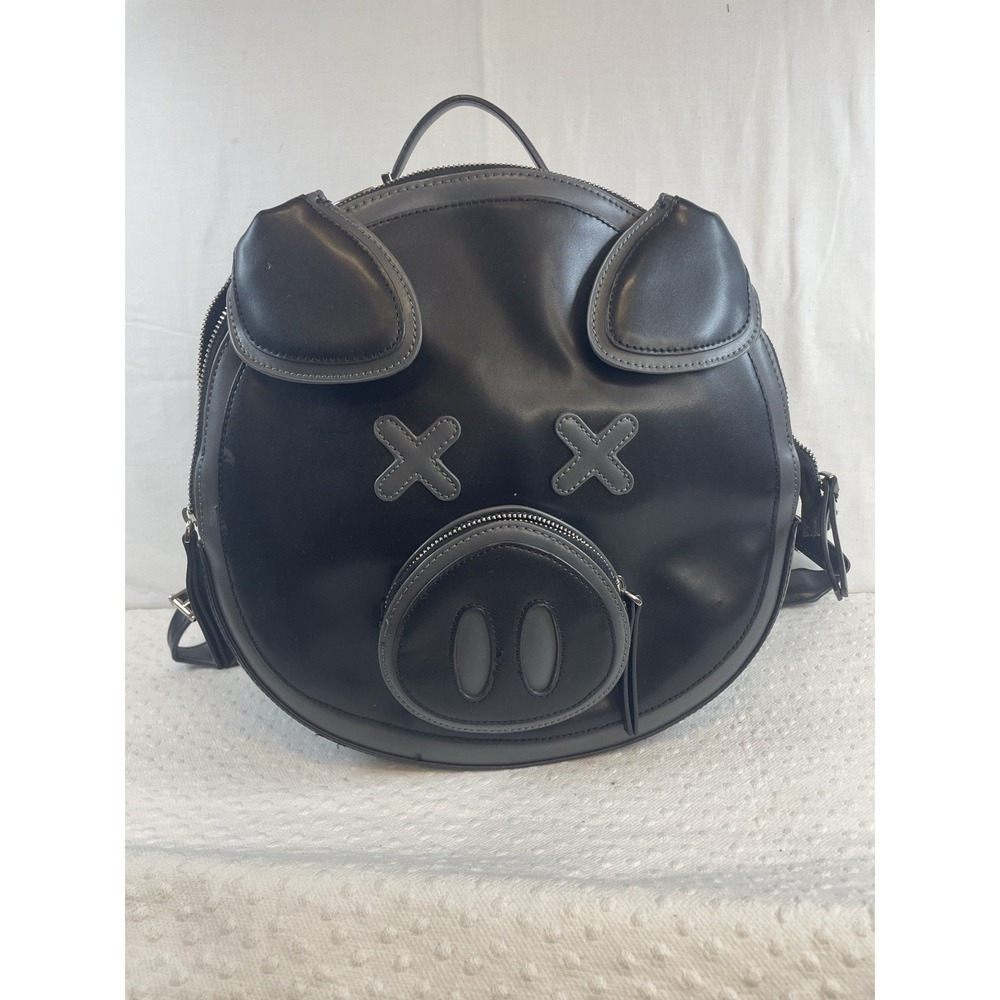 Collector Edition Jeffree Star X Shane Dawson Black Leather Pig Large Backpack